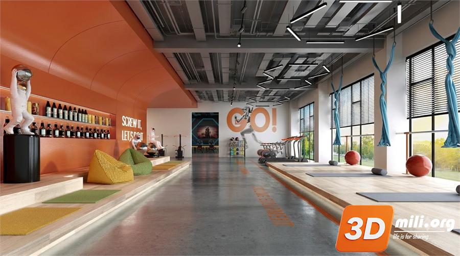 Sport room Skp Files 